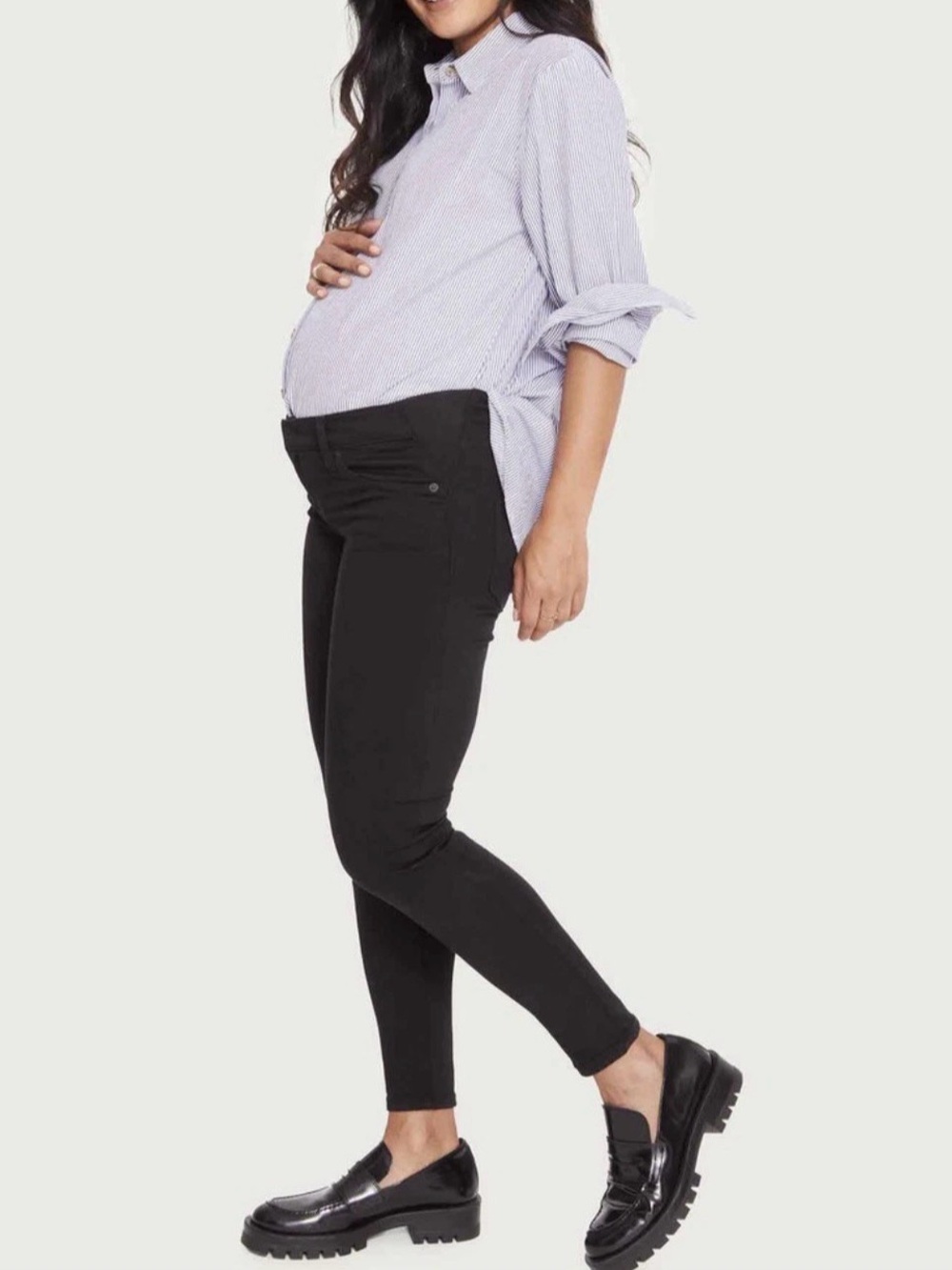 Hatch Black Women’s Skinny Maternity Jeans